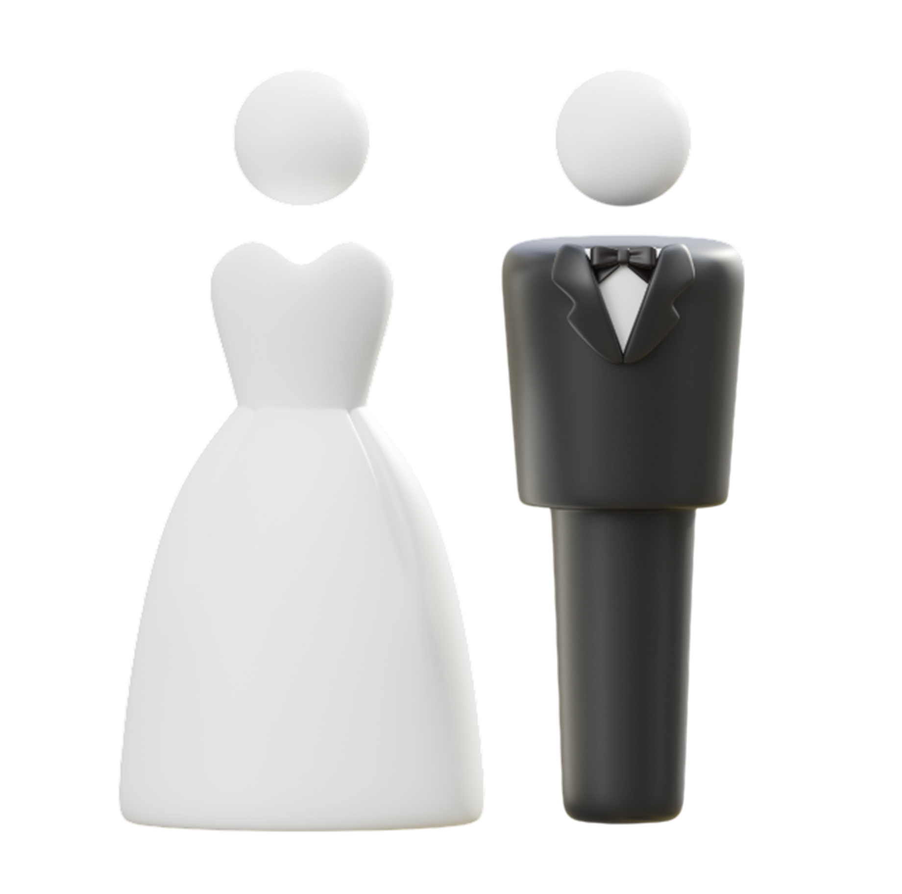 혼인 여부 선택 일러스트